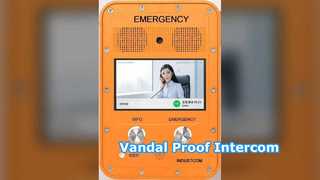 Interphone d'urgence Téléphone routier Mains libres Vidéo