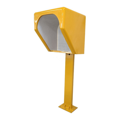 acheter Boîte acoustique de Hood Phone Booth Public Call de téléphone insonorisé dans seul le support jaune de couleur fabrication en ligne
