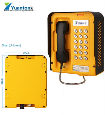 acheter Le PoE a actionné le téléphone résistant de temps avec le voyant d'alarme de clignotant fabrication en ligne