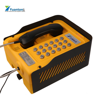 acheter Téléphone imperméable industriel de la PETITE GORGÉE IP67 de secours de tunnel avec le clavier numérique de vision nocturne fabrication en ligne