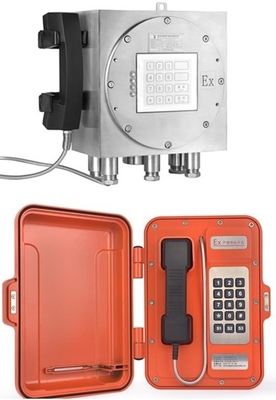 acheter L'alliage d'aluminium de zinc moulé sous pression Shell téléphone anti-déflagrant industriel YTEX-10 fabrication en ligne