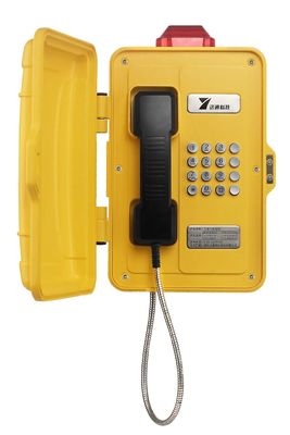 acheter Téléphone industriel étanche IP68 avec buzzer 3W et alimentation DC 12V/AC 220V pour environnements de -40°C à +70°C fabrication en ligne