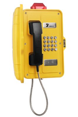 acheter Téléphone industriel étanche IP68 avec forte suppression du bruit et tube de câble télescopique en acier inoxydable pour montage mural ou sur poteau fabrication en ligne