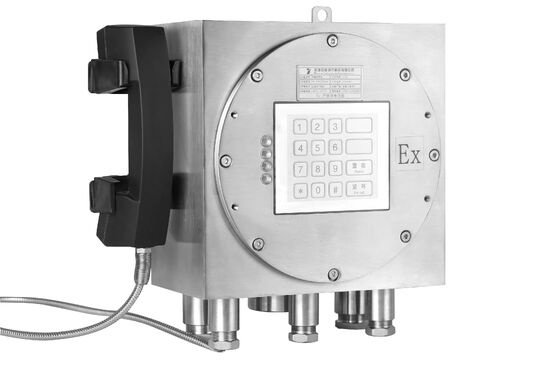 acheter Téléphone industriel résistant à l'explosion en acier inoxydable avec amplificateur intégré de 30 W et grade de protection IP66 fabrication en ligne