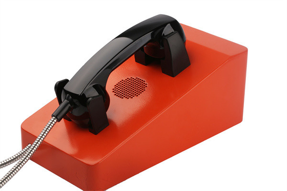 Téléphone de ligne directe de bâti de mur, système téléphonique industriel de prison de ligne directe
