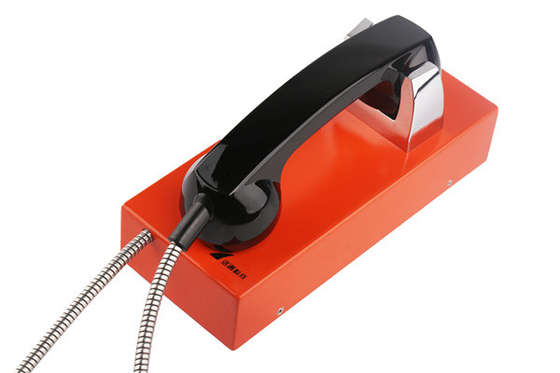 Téléphone de ligne directe de la prison IP55, téléphone ferroviaire de preuve de temps de ligne directe