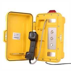 Téléphone industriel résistant aux intempéries pour la communication en extérieur