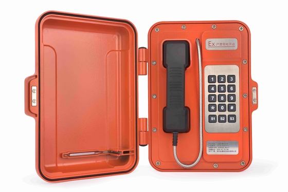 Téléphone résistant aux intempéries à température extrême avec protection contre les intrusions IP67 et 30W Max haut-parleur externe