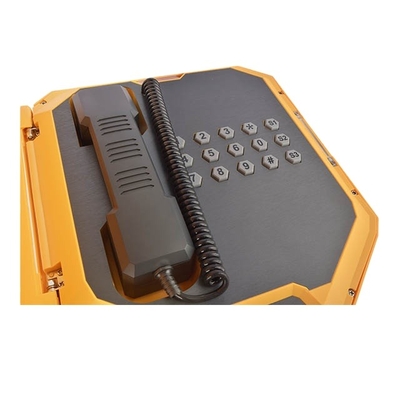Téléphone résistant à l'explosion pour environnements hostiles clavier durable et robuste -40 C 70 C