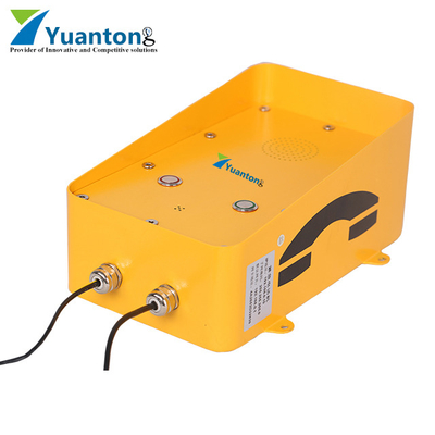 Téléphone résistant aux intempéries IP67 avec suppression de bruit facultative et matériau de l'enceinte du haut-parleur externe maximal de 30 W DC 12V / AC 220V