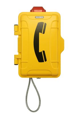 Téléphone industriel résistant aux intempéries avec buzzer 3W, amplificateur intégré 30W et alimentation DC 12V/AC 220V