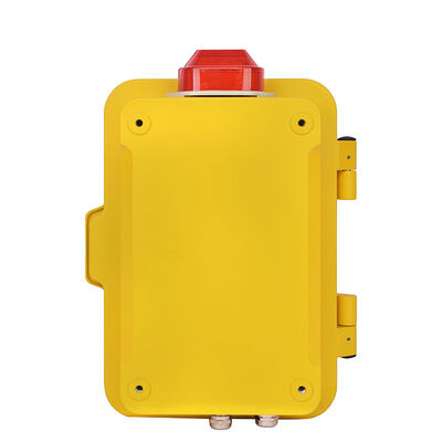 Téléphone résistant aux explosions IP67 avec boîtier en alliage d'aluminium et support SIP pour les environnements industriels dangereux