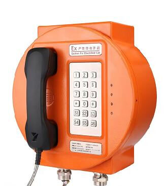 Téléphone résistant à l'explosion en alliage d'aluminium IP66 extérieur avec suppression du bruit fort pour les zones dangereuses