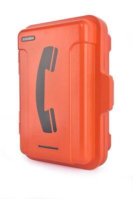 Téléphone antidéflagrant avec boîtier en alliage d'aluminium, forte réduction du bruit et amplificateur intégré de 30W pour zones dangereuses