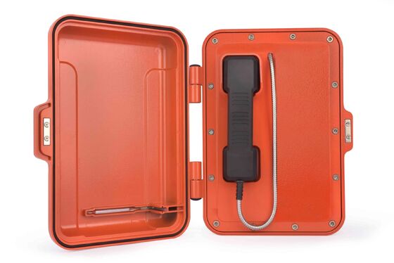 Téléphone antidéflagrant avec boîtier en alliage d'aluminium durable, forte réduction du bruit et amplificateur intégré de 30W