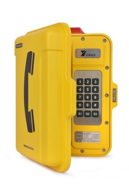 Type fixé au mur du téléphone IP68 imperméable industriel extérieur